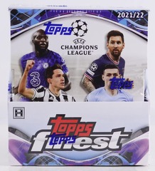 2022 TOPPS FINEST CHAMPIONS LEAGUE UEFA SOCCER HOBBY BOX NEW